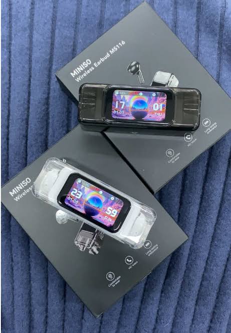 MINISO MS116  Smart Touch Earbud, Bluetooth 6.0. are multifunctional wireless Bluetooth