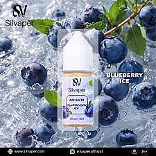 Silvaper Salt Blueberry Ice 50MG 30ML Original - Hachi Tobacco Dubai UAE