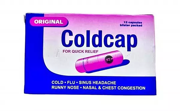 Coldcap 96's 30MG / 500MG / 30MG