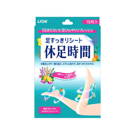 Lion Kyusoku Jikan Cooling Sheet for Legs