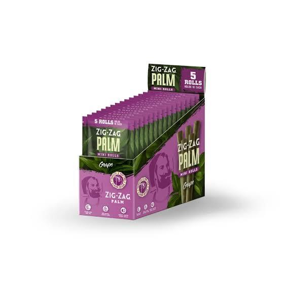Leaf wrap Palm mini rolls Zig-Zag - Caja (10x5 pzas) Leaf wrap Palm mini rolls Zig-Zag - Caja (10x5 pzas)