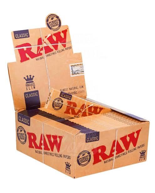Papeles classic RAW K/S - Caja (50 pzas) Papeles classic RAW K/S - Caja (50 pzas)