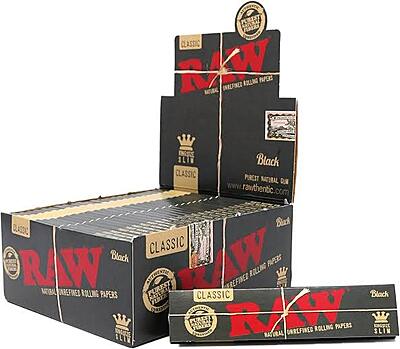 Papeles b lack  RAW K/S - Caja (50 pzas)