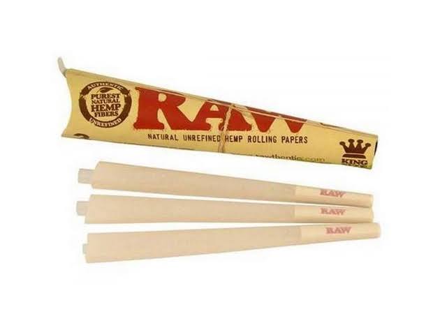 Conos de Papel RAW King size - Caja (32x3 pzas) Conos de Papel RAW King size - Caja (32x3 pzas)