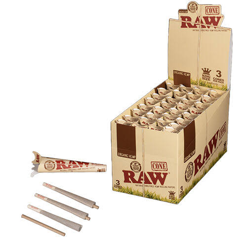 Conos de Papel RAW King size - Caja (32x3 pzas) Conos de Papel RAW King size - Caja (32x3 pzas)