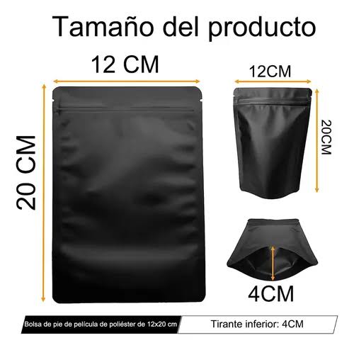 Bolsa Mylar Lisa  (oz) Generica 18x13 cm- 1 pza