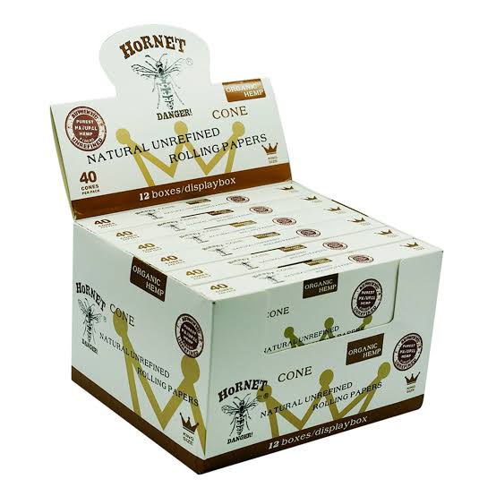 Conos de Papel sin blanquear Hornet kS - Caja (20x32 pzas) Conos de Papel sin blanquear Hornet kS - Caja (20x32 pzas)