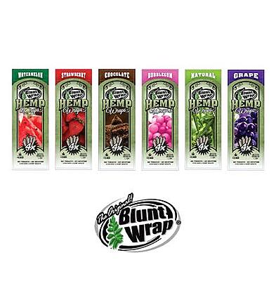 Hemp wraps Saborizados Blunt Wrap x4 - Caja (15 pzas)