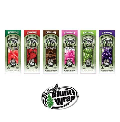 Hemp wraps Saborizados Blunt Wrap x4 - Caja (15 pzas)