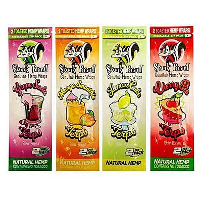 Hemp wraps Sabor Skunk - Caja (25x2 pzas)