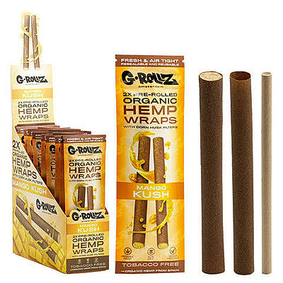 Hemp wraps Conos GRollz - Caja (2x15 pzas)