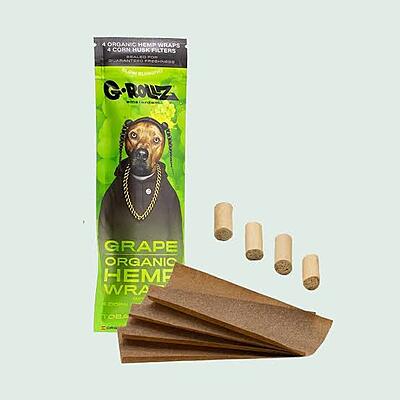 Hemp wraps con filtros GRollz - Caja (4x15 pzas)