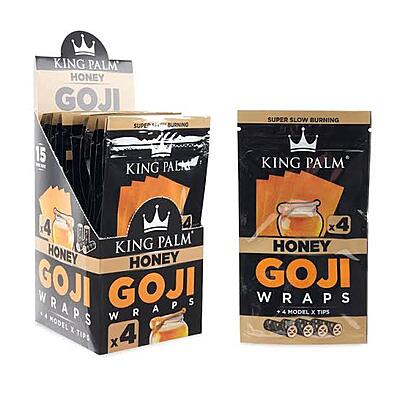 Hemp wraps Goji King Palm - Caja (25x2 pzas)