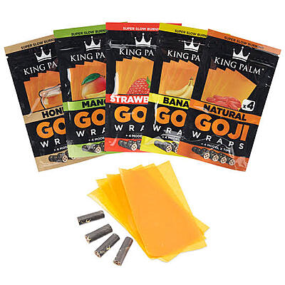 Hemp wraps Goji King Palm - Caja (25x2 pzas)