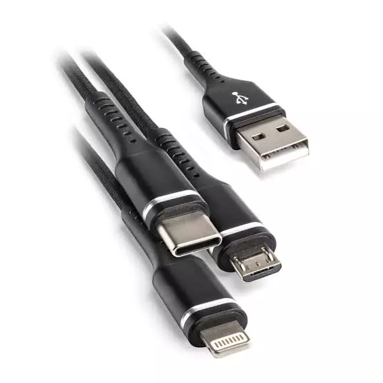 3IN1 LIGHTNIUNGH TYPE C CABLE USB