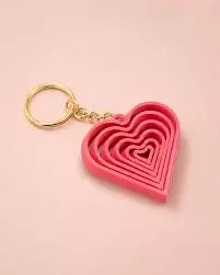3D PRINTED HART KEYCHAIN