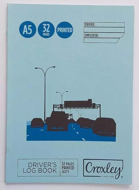 A5 DRIVERS LOG BOOK 32 PG CROXLEY