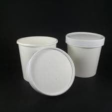Vaso de Carton con Tapa 12oz ristra 25 unidades