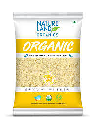 Natureland Organic Maize Flour 500g.دقيق الذرة العضوي 500 جرام