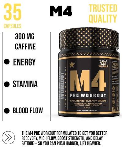 War Fighter M4 Pre-Workout 35 servings | طاقة ام فور