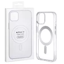 Protector de Silicona Transparente con MagSafe para iPhone 16 Pro Max .