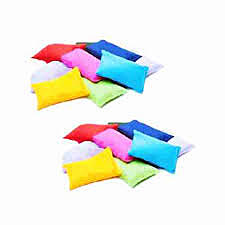 78-9002-ASS - BEAN BAGS ASSORTED COLOURS TREELINE
