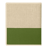 Two-Tone Jute Document Folder