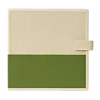 Two-Tone Jute Document Folder