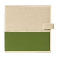 Two-Tone Jute Document Folder