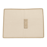 Two-Tone Jute Document Folder