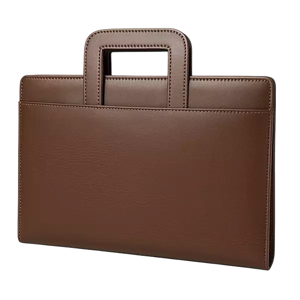Executive PU Leather Folder with Dual Handles