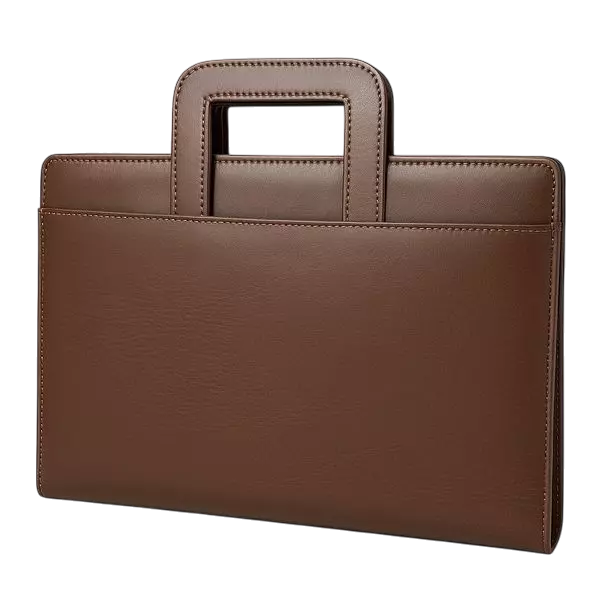 Executive PU Leather Folder with Dual Handles