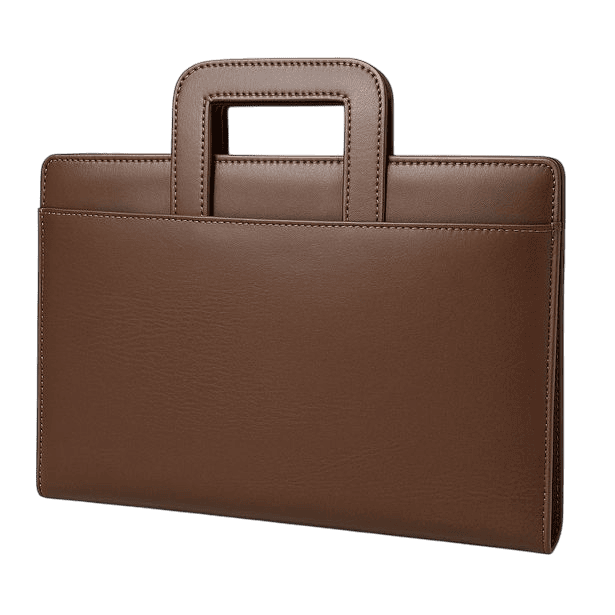 Executive PU Leather Folder with Dual Handles