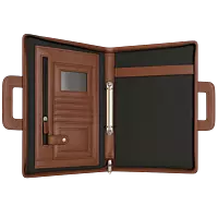 Executive PU Leather Folder with Dual Handles