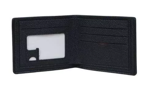 BLACK PU SIM POCKET WALLET