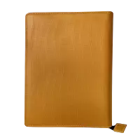 Premium PU Leather Executive Folder with Handle and Zipper
