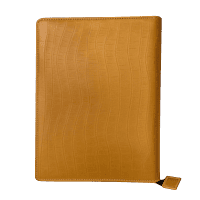 Premium PU Leather Executive Folder with Handle and Zipper