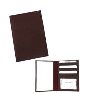BROWN GOAT LEATHER PASSPORT HOLDER