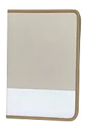 Jute and Canvas Executive Folder with Zipper