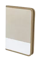 Jute and Canvas Executive Folder with Zipper