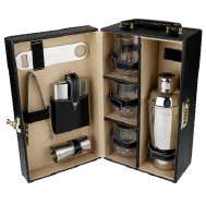 THREE GLASSES BAR SET