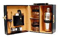 TWO GLASSES BAR SET