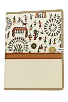 Ethnic Cotton Folder with Warli Art Print