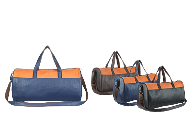 Leatherette Duffel Bag