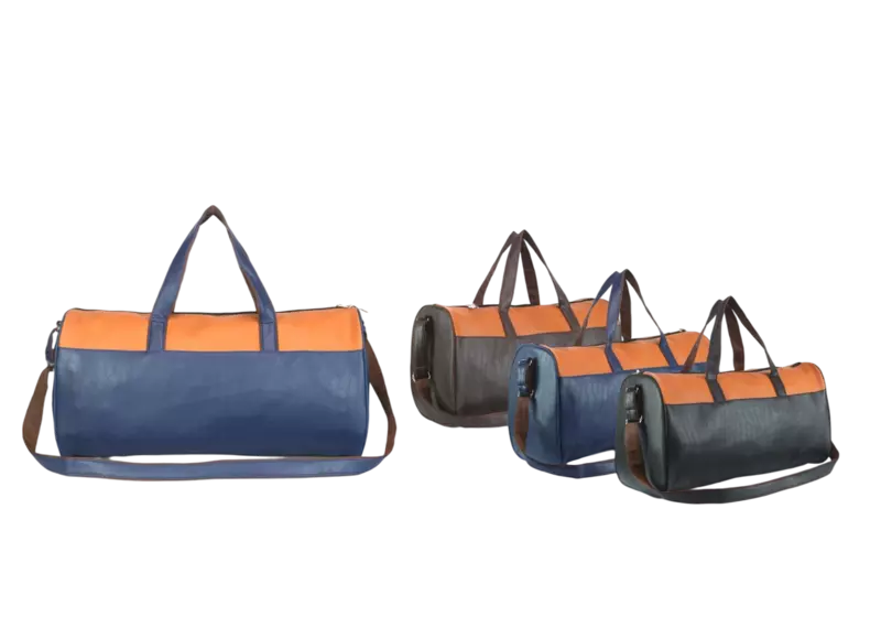 Leatherette Duffel Bag