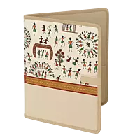 Ethnic Cotton Folder with Warli Art Print