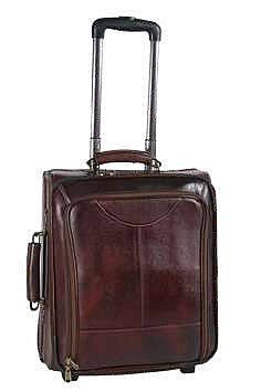 NDM LEATHER TROLLY BAG