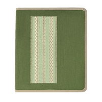 Eco-Friendly Jute Document Folder with Zipper Closure