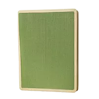 Eco-Friendly Jute Document Folder with Zipper Closure