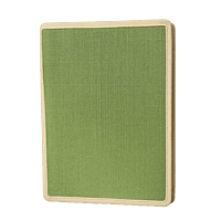 Eco-Friendly Jute Document Folder with Zipper Closure